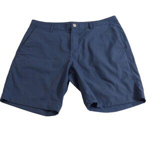 Bonobos Golf Mens Blue Shorts Size 35 8" Inseam Casual Pockets Comfortable Fit